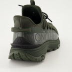 Trailgrip Lite sneakers, khaki sneakers, rubber tread sole, Moncler sneakers, luxury footwear