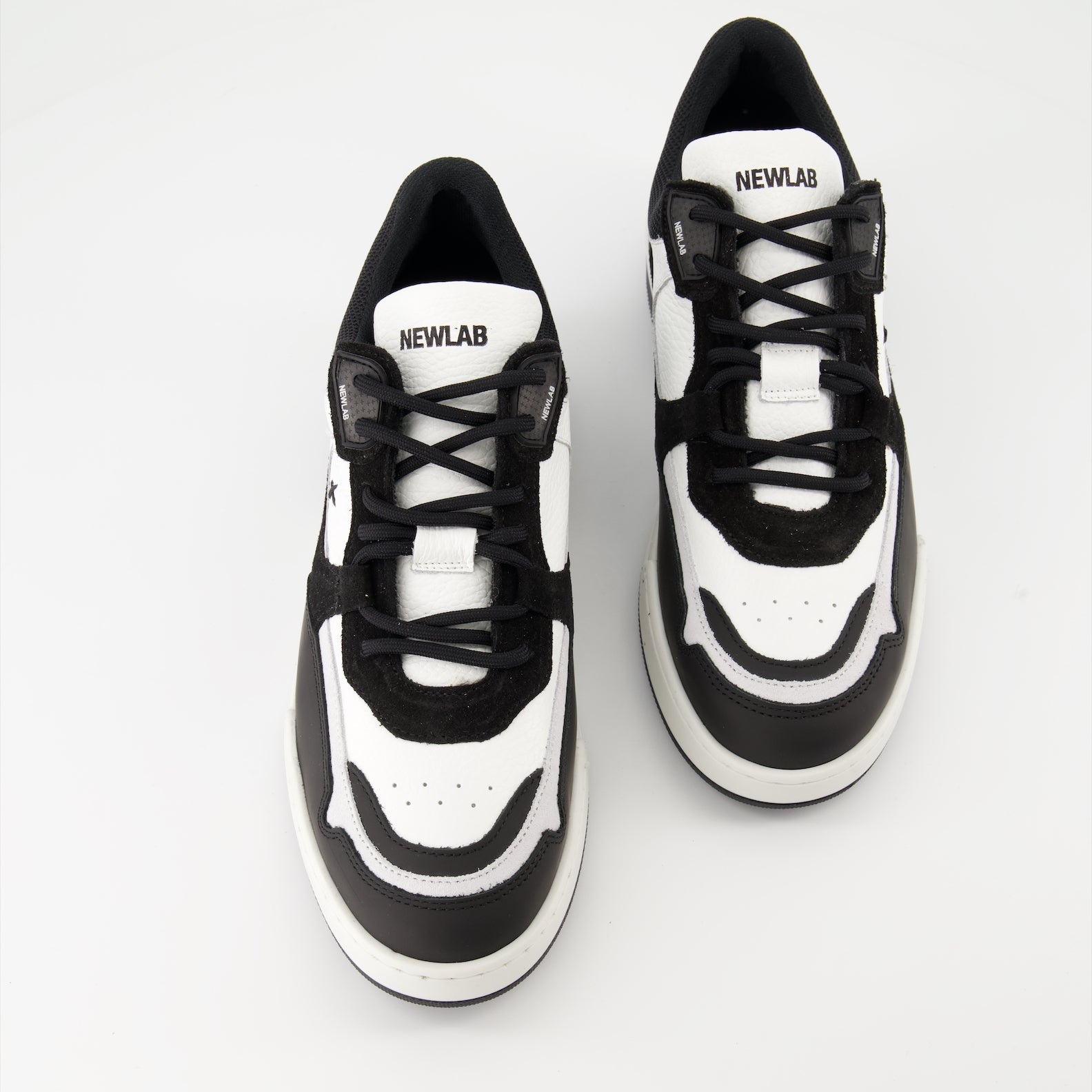 New Lab sneakers, luxury footwear, white leather sneakers, suede sneakers, designer sneakers