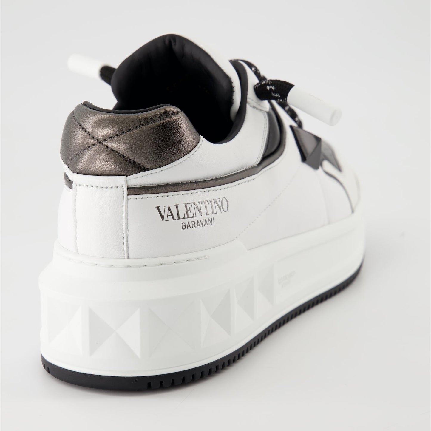 luxury sneakers, Valentino Garavani, leather sneakers, designer footwear, high-end fashion