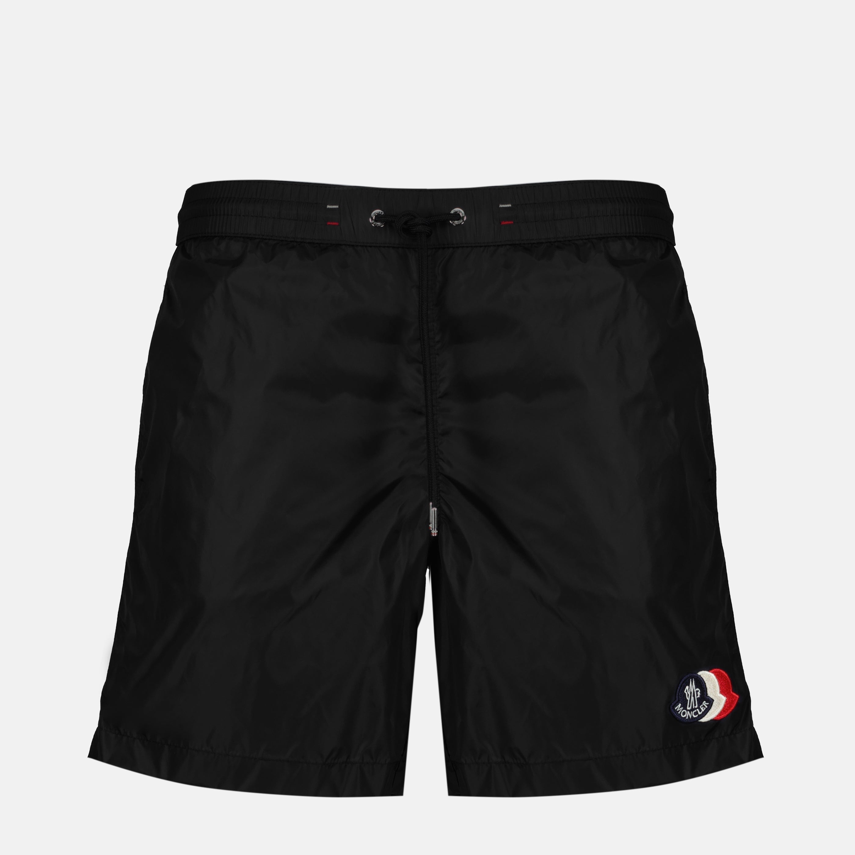 Black Nylon Swim Shorts