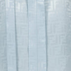 Silk blouse, Fendi blouse, elegant blue blouse, luxury women's wear, Spring-Summer fashion