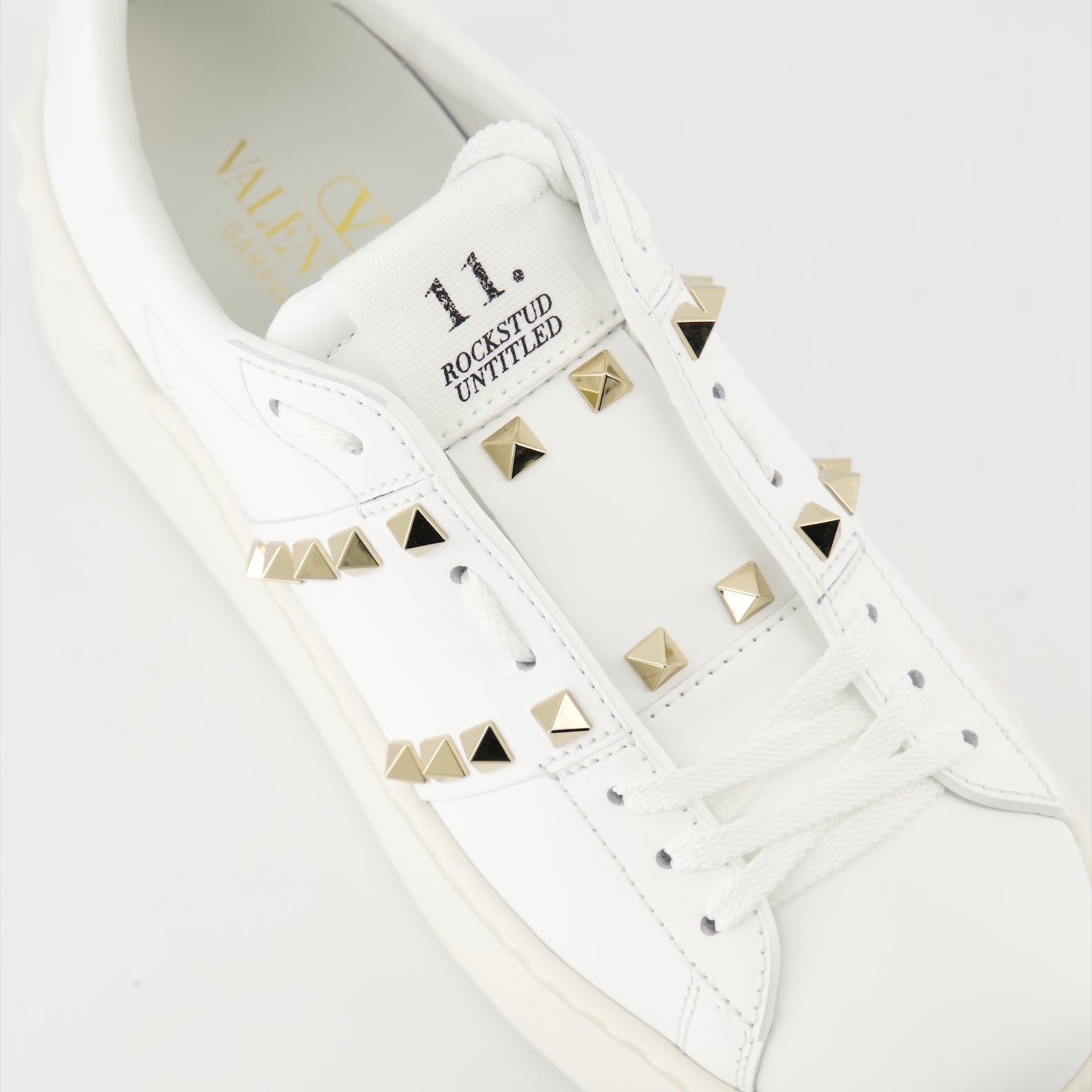Rockstud White Platform Sneakers - Valentino - Valentino Garavani 