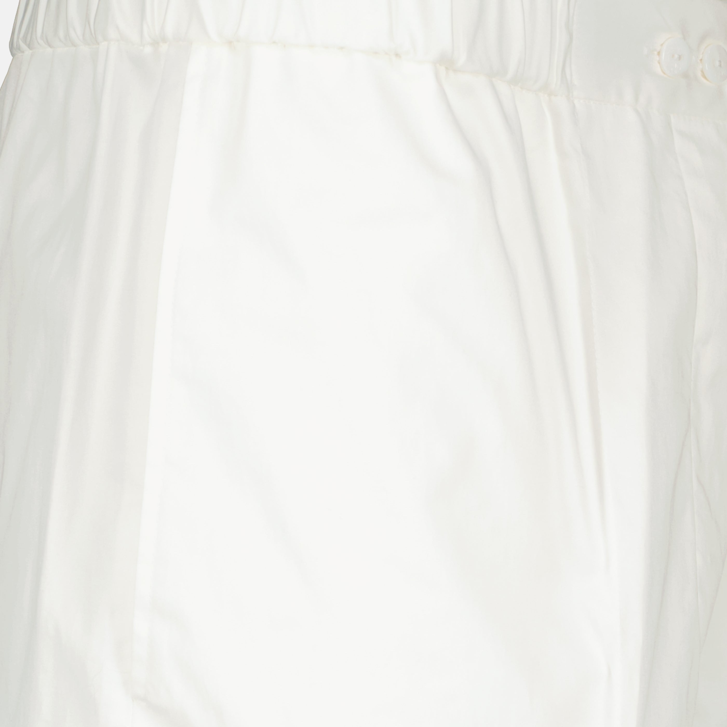 Image of White Cotton Pants by Patou for Women - Season Spring-Summer 2026 - Detail View 1