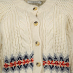 Imagen de un cárdigan de lana beige de Iro para mujeres - Temporada Otoño-Invierno 2025 - Vista Detalle 2