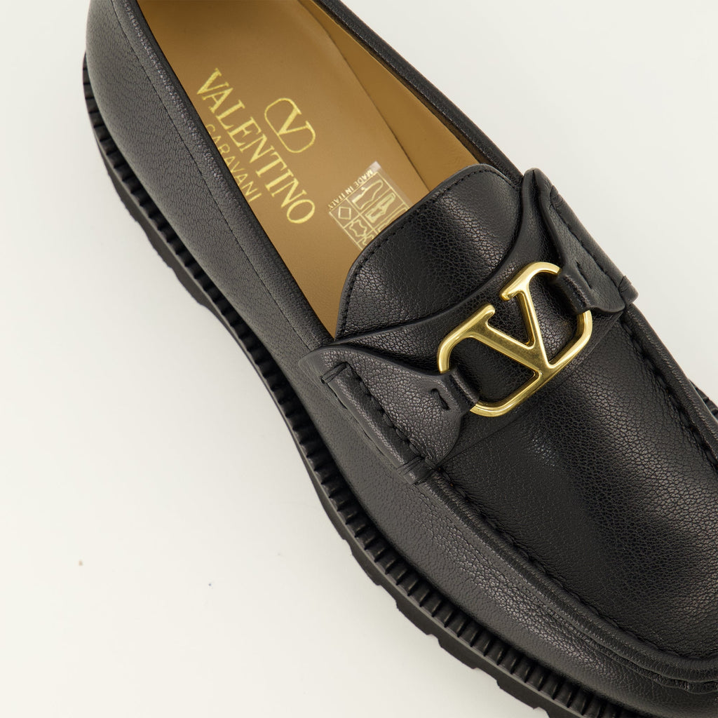 Mocassins en cuir VLogo