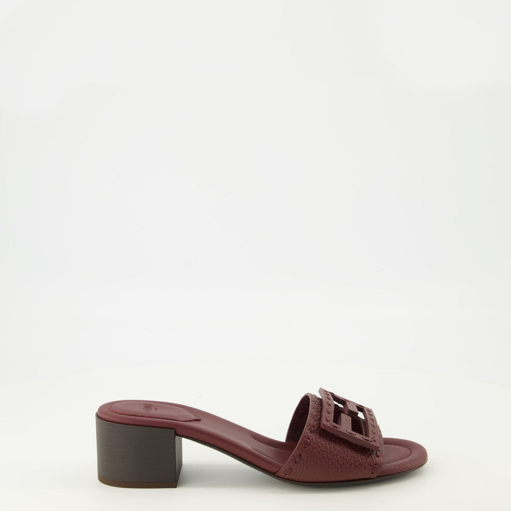 Bordeaux Baguette Heeled Sandals
