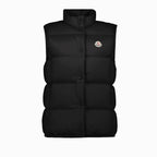 바디아 블랙 다운 집업 조끼