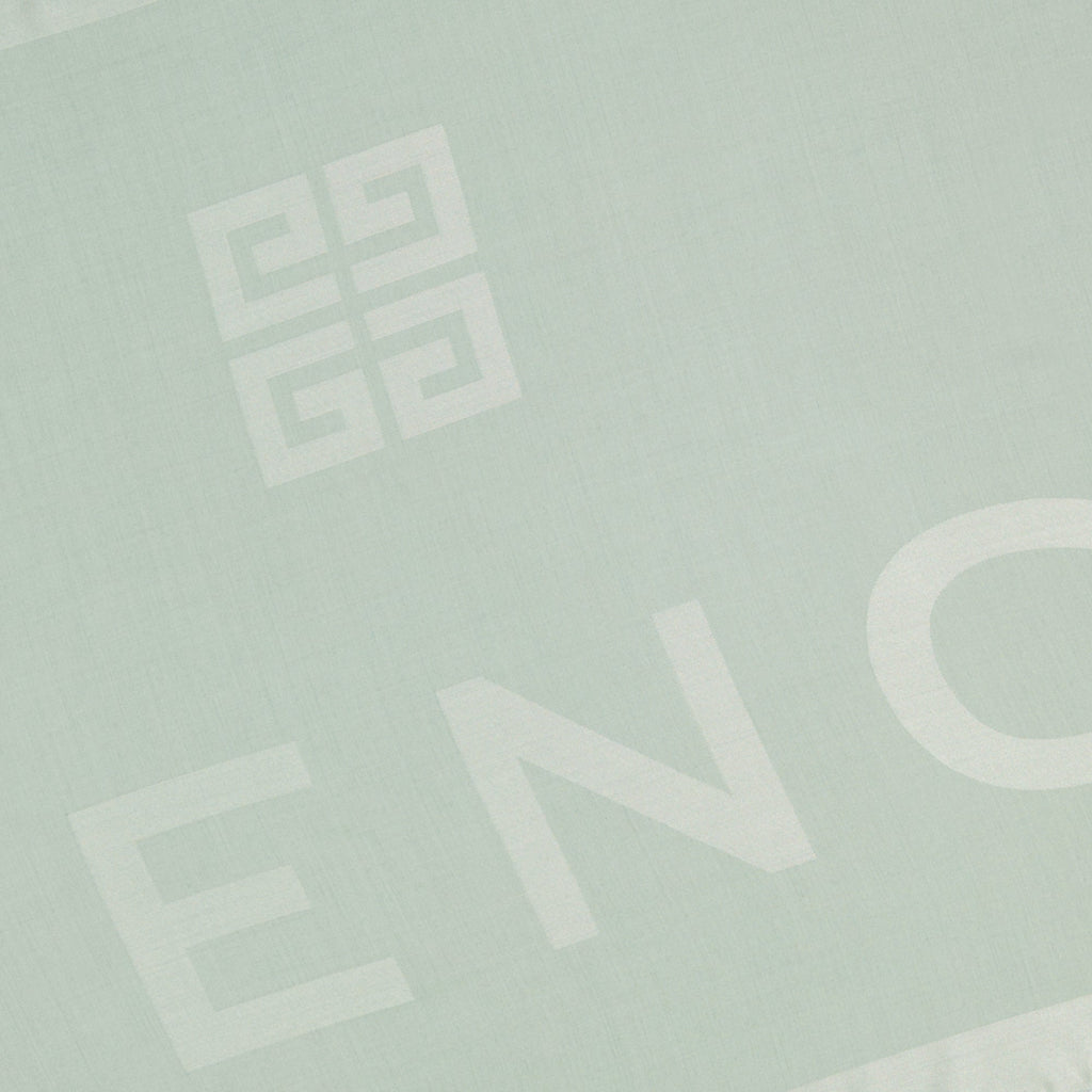 Givenchy scarf, green scarf, wool and silk scarf, 4G logo scarf, luxury accessories