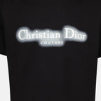 Black T-shirt, Couture fashion, Dior collection, Cotton jersey, Elegant style