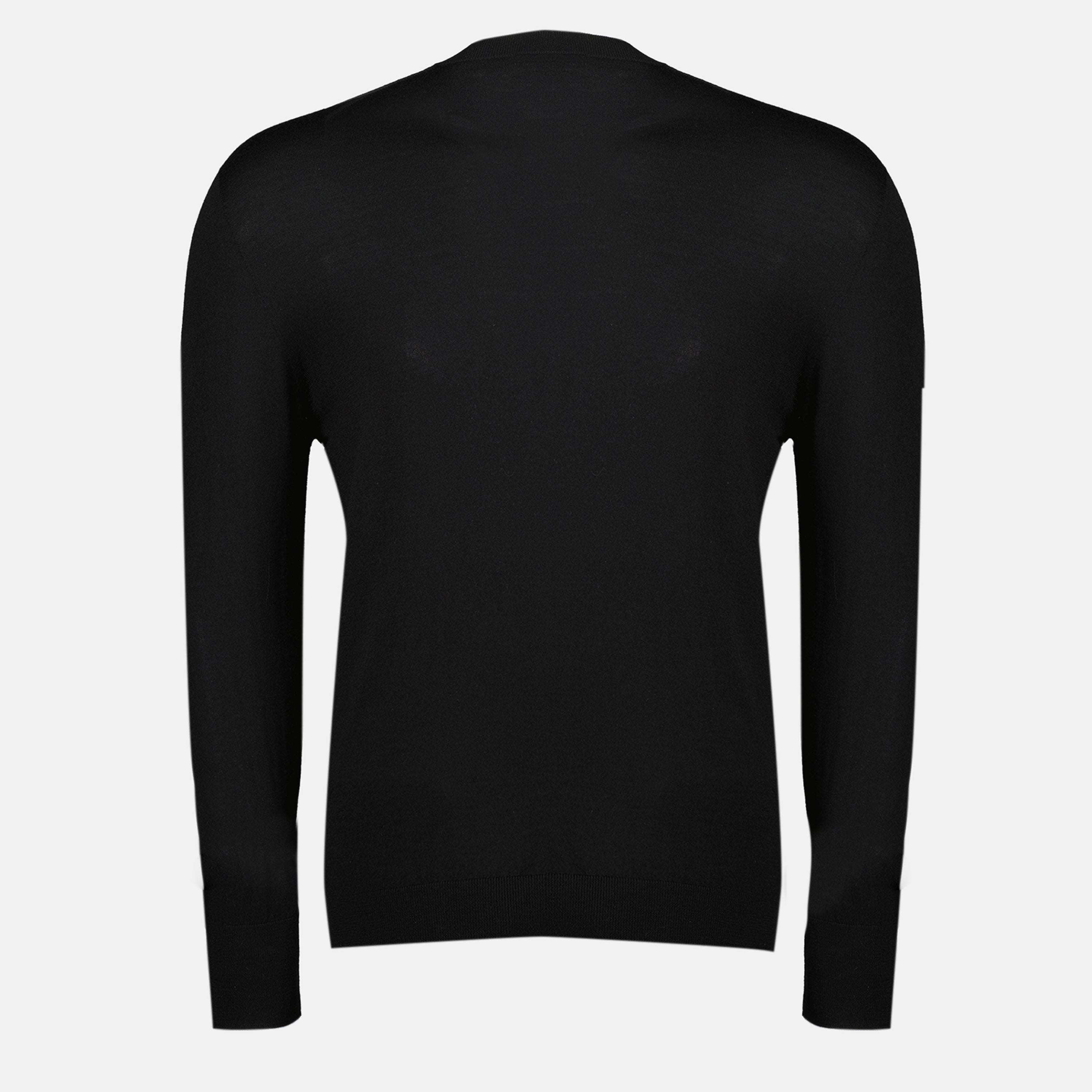 Dior sweater, black wool sweater, Autumn-Winter 2025, men's knitwear, designer knitwear