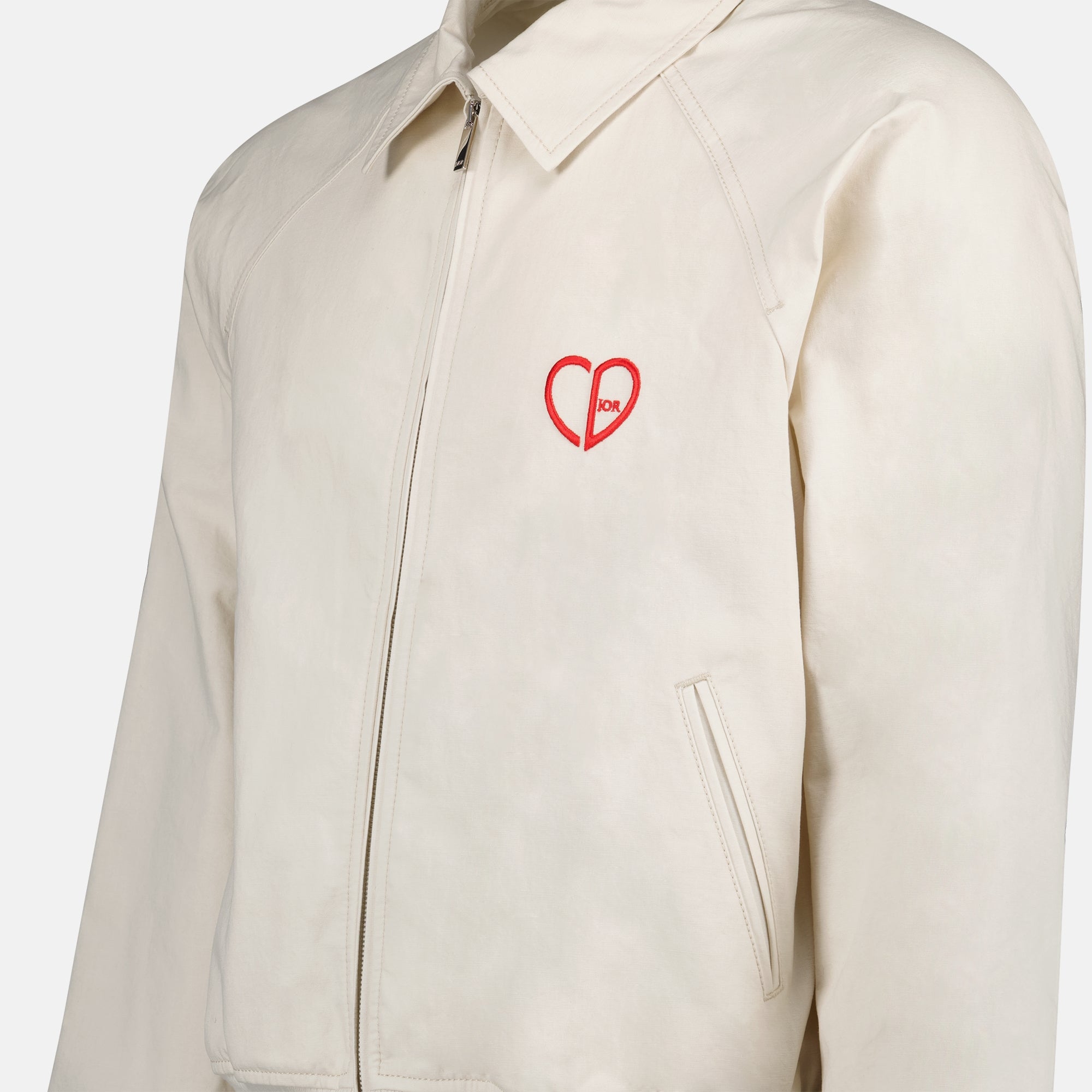 Dior jacket, CD Heart, cotton jacket, luxury outerwear, Autumn-Winter 2024 fashion