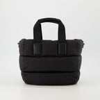 Image of mini cabas caradoc noir by Moncler for Women - Season Spring-Summer 2026 - Back View
