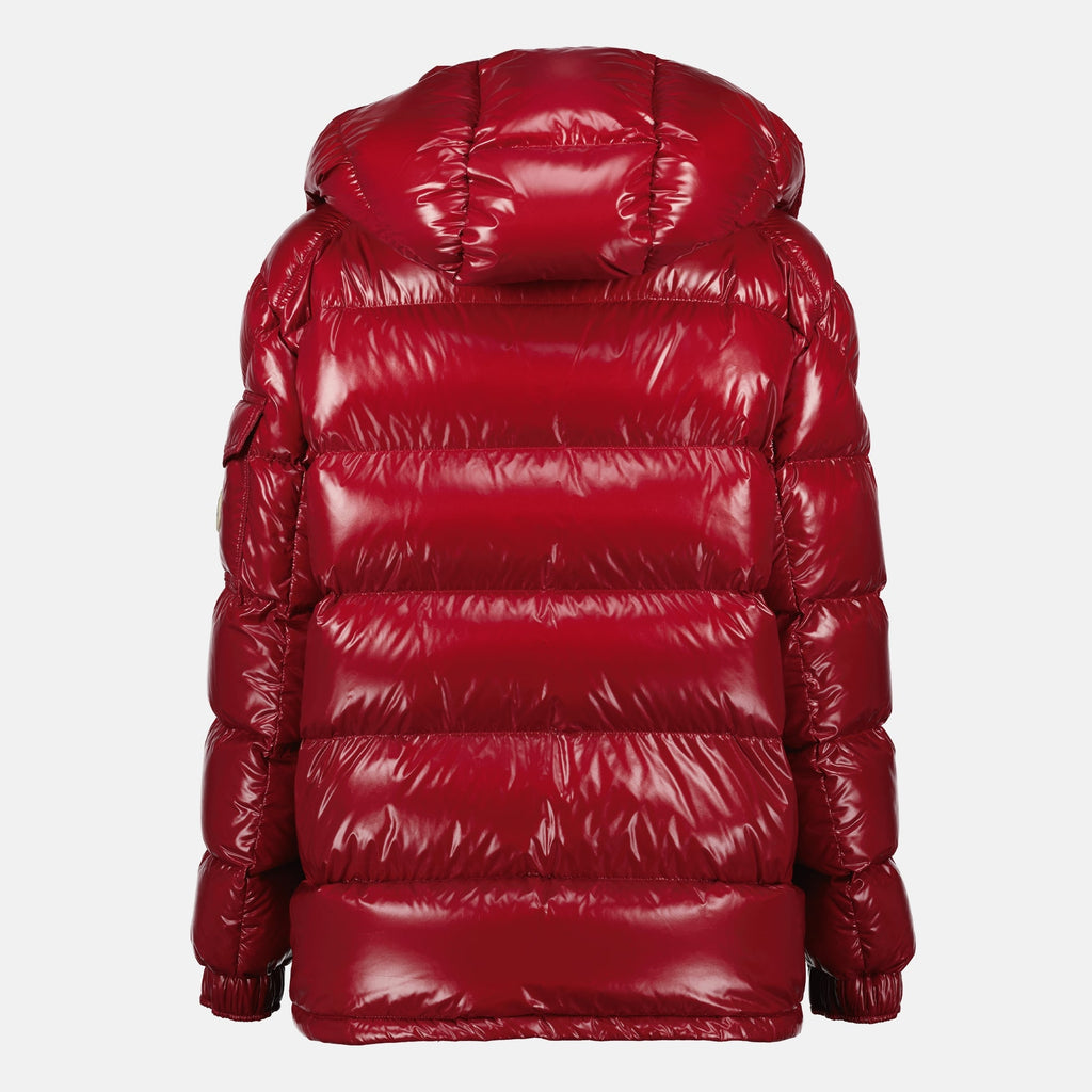 Moncler jacket, Doudoune Maire, red puffer coat, Autumn-Winter fashion, luxury outerwear