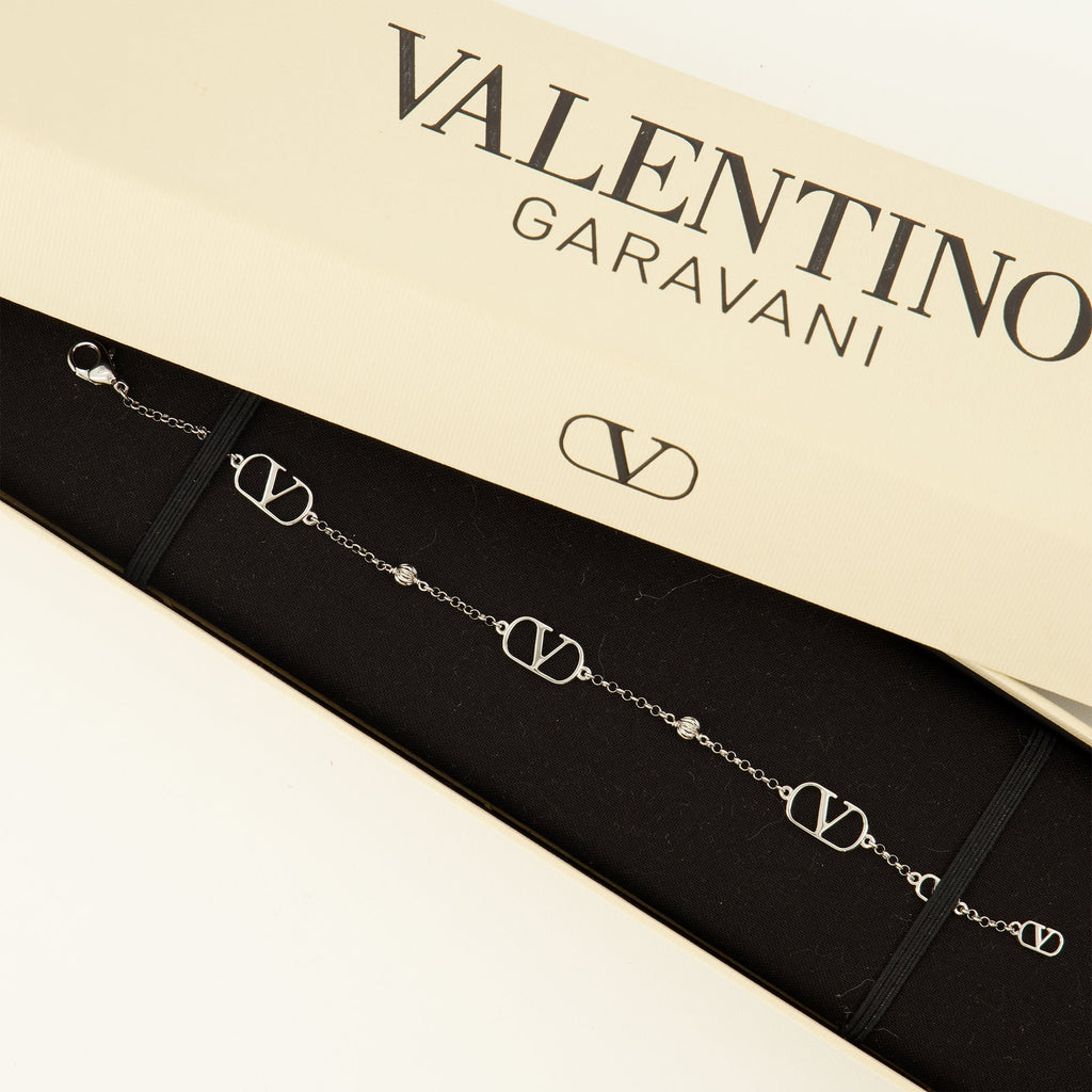 VLogo-Armband aus Metall