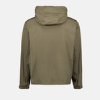 Image of Traversier Jacket Khaki Jacket by Moncler for Men - Season Spring-Summer 2024 - Detail View 2