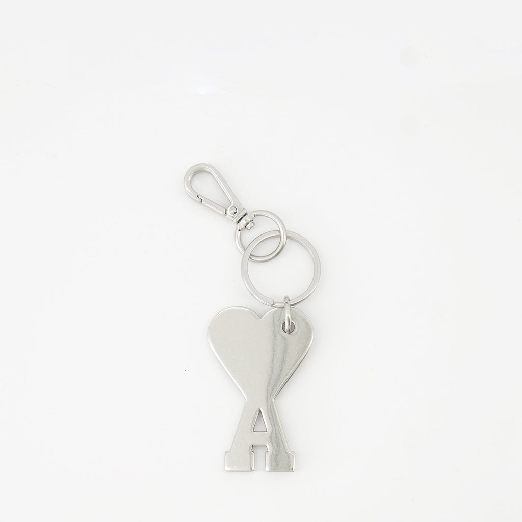 keychain, Ami de Coeur, black keychain, unisex accessory, metal keychain