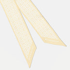 Givenchy 4G bandeau, yellow silk bandeau, luxury silk accessories, designer silk scarf, Autumn-Winter 2024 fashion