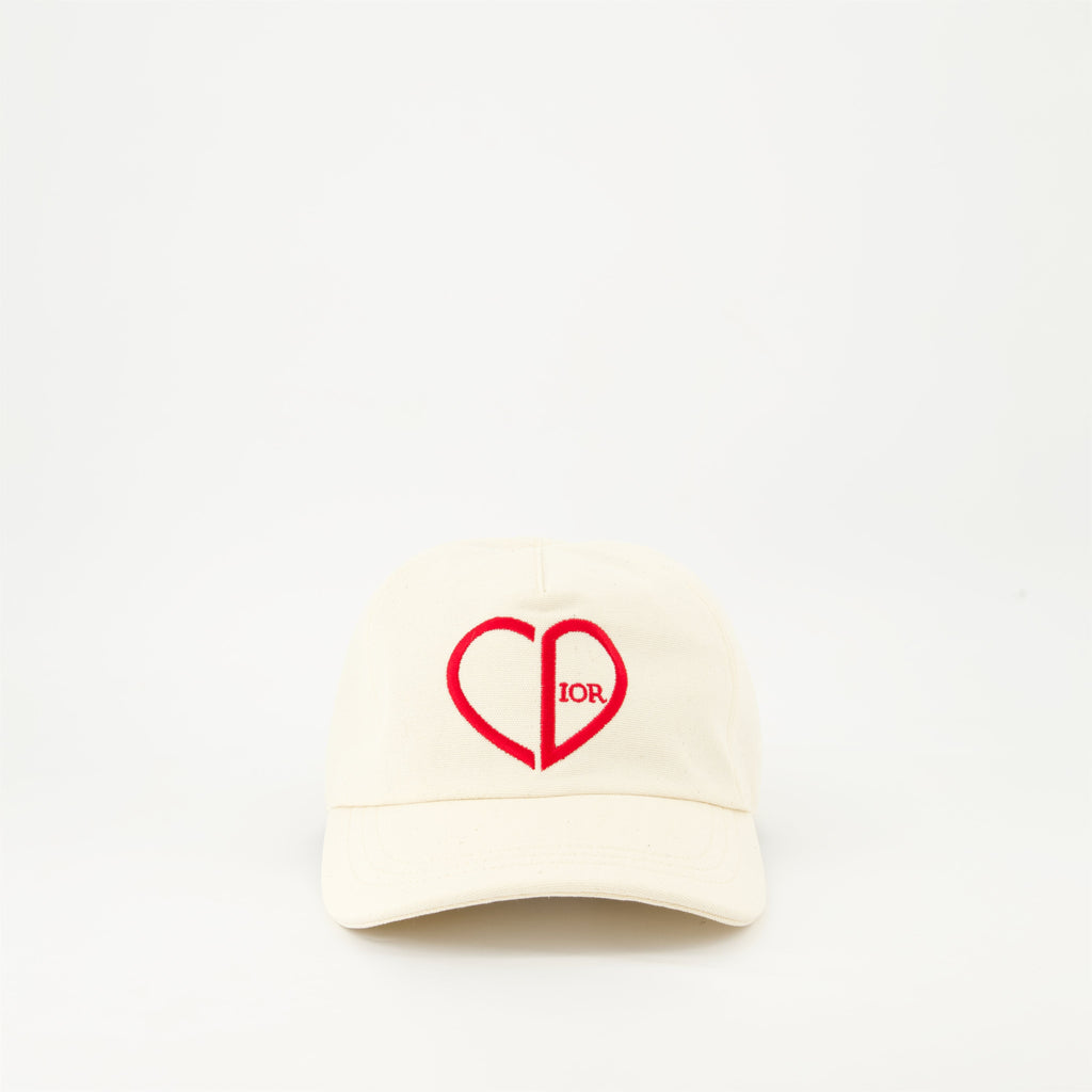 Dior cap, beige cotton cap, luxury accessories, designer caps, Autumn-Winter 2024