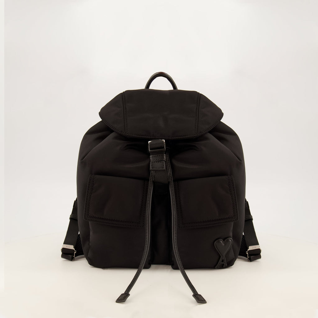 Zaino Marcel in nylon nero