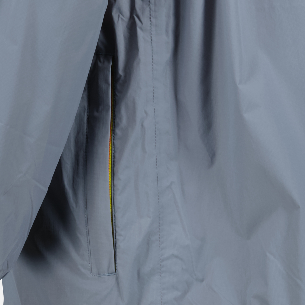 K-Way windbreaker, Le vrai 3.0 Claude, grey windbreaker, unisex jacket, breathable outerwear