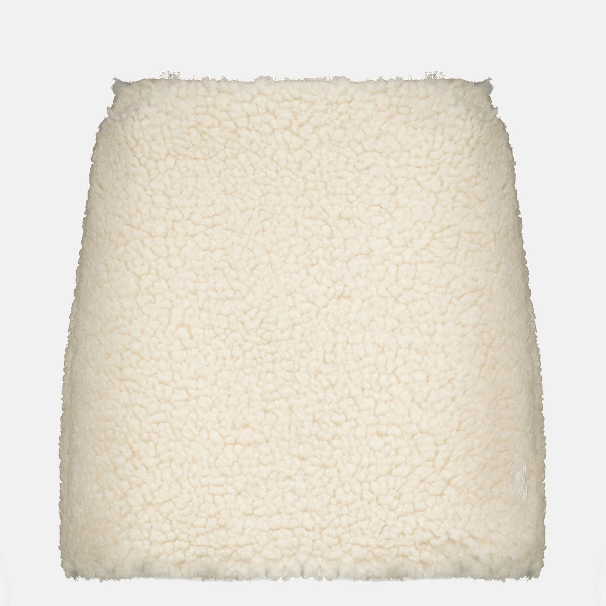 Mini Skirt in Beige Tweed