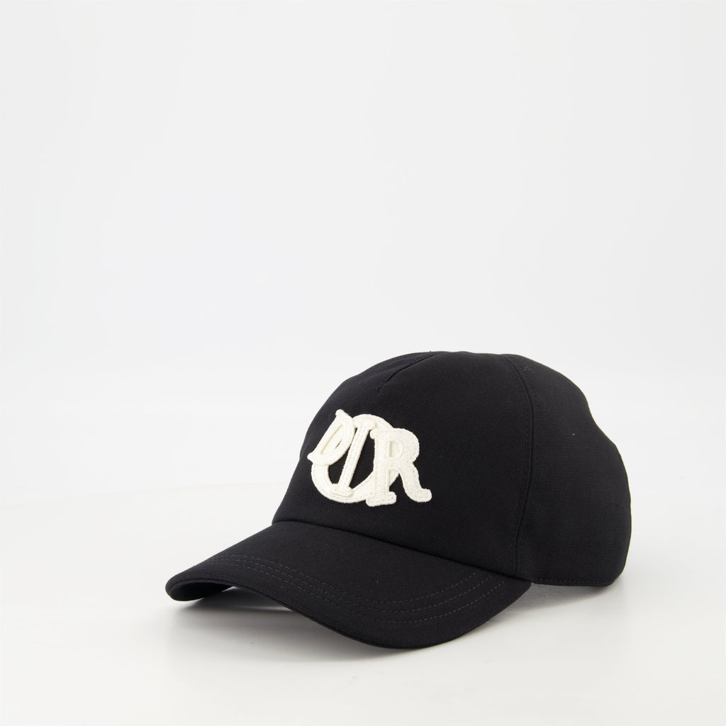Dior cap, black cap, adjustable cap, embroidered cap, Dior accessories