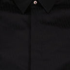 Dior black shirt, luxury cotton shirt, elegant men's shirt, high-end fashion, Autumn-Winter 2024 collection