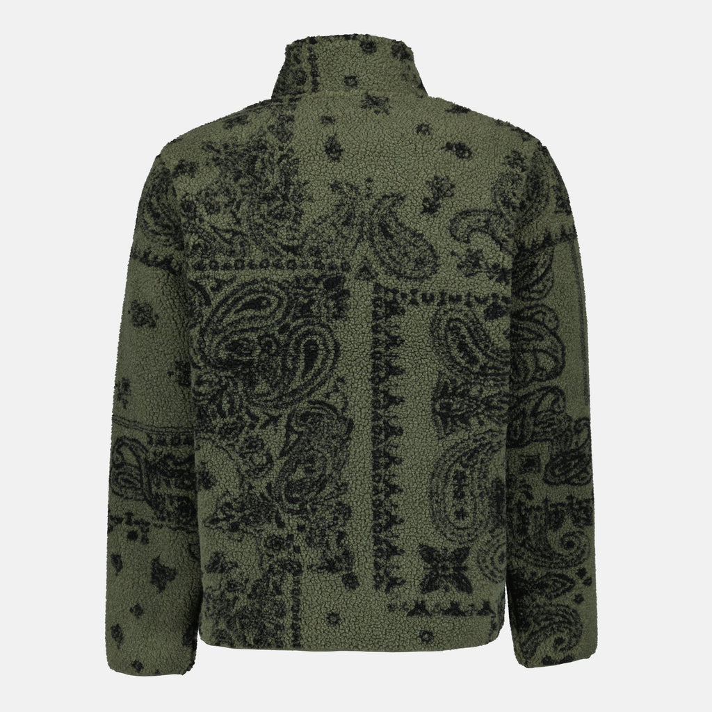 Jun fleece jacket, Japan Rag, khaki green jacket, Autumn-Winter 2025, polyester jacket