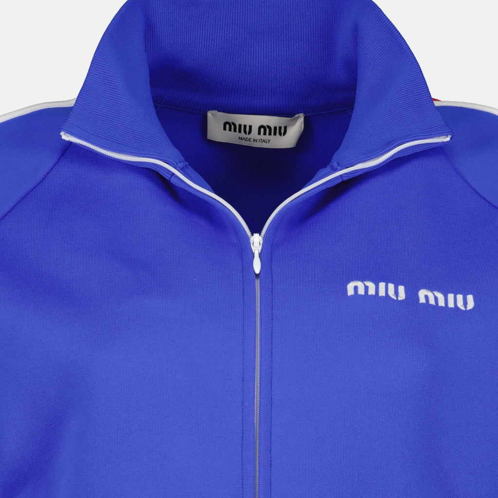 Blue Polyamide Jacket