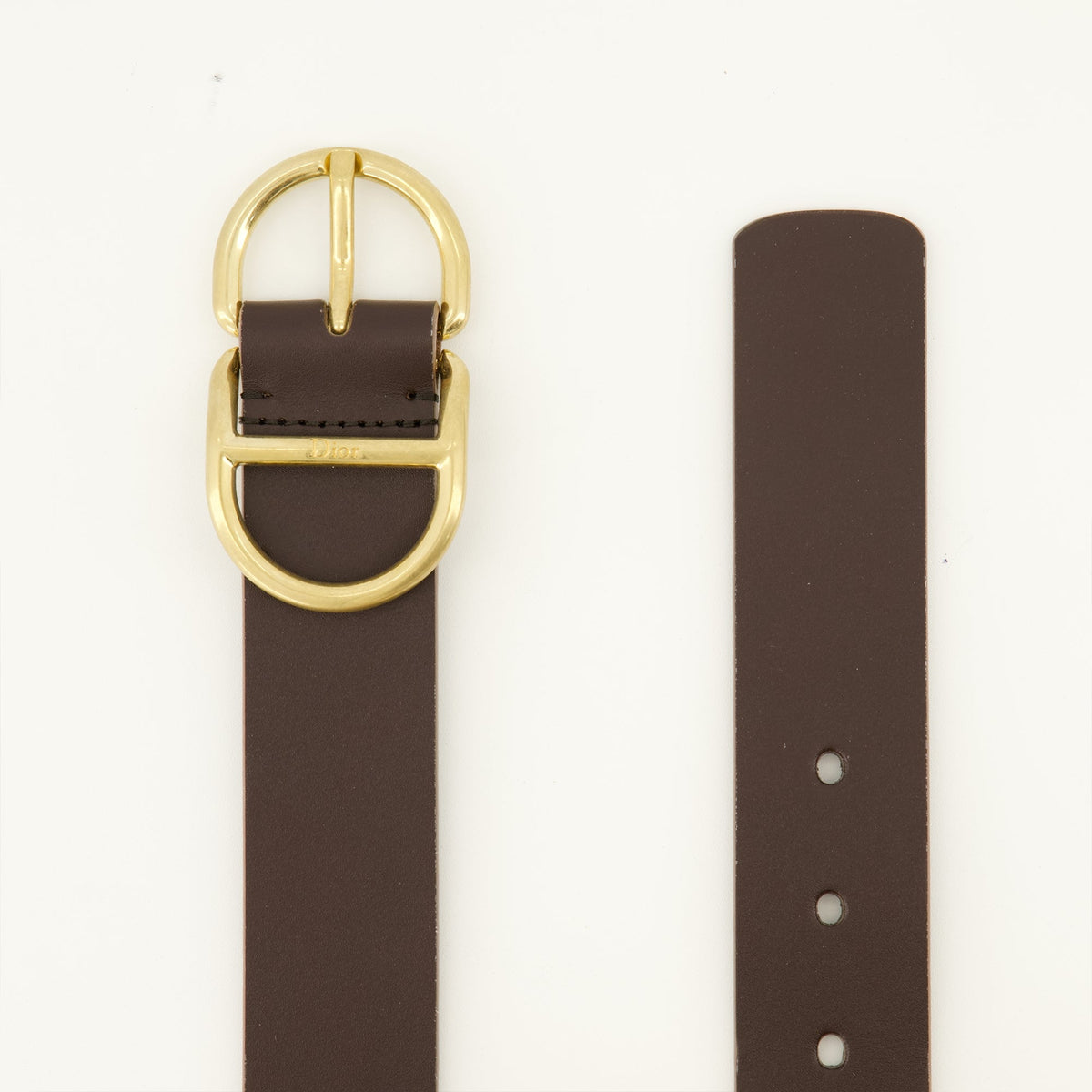 Brown Leather CD Belt