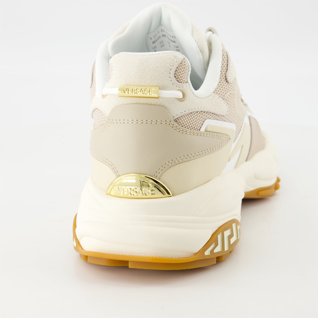 beige sneakers, Mercury M_VS_04, Versace shoes, stylish footwear, casual elegance