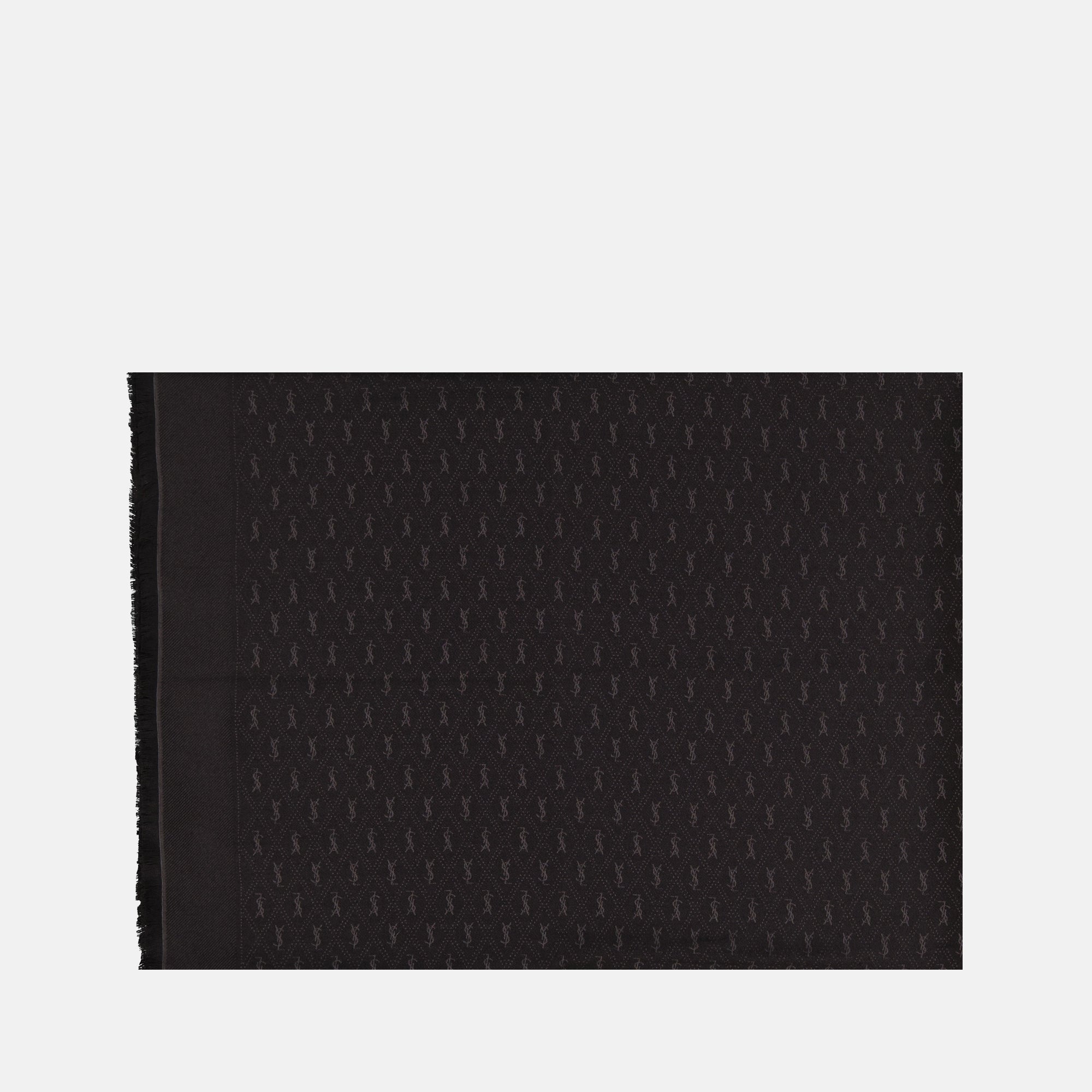 Cassandre scarf, wool and silk scarf, luxury men's scarves, monogrammed scarf, fashion accessory