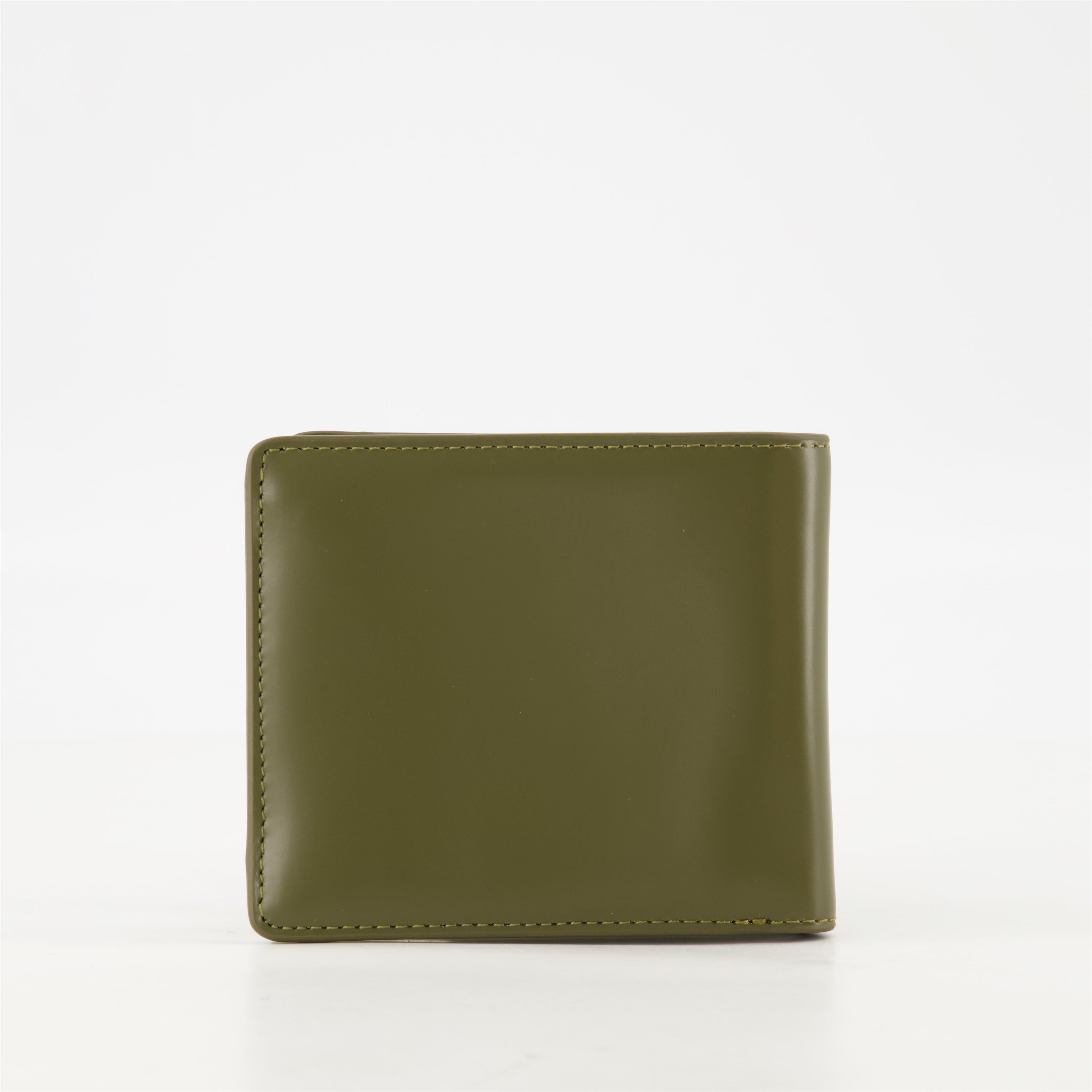 Diesel wallet, khaki leather wallet, unisex wallet, flap closure wallet, Spring-Summer 2025 collection