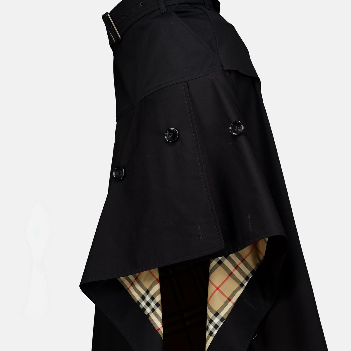 Asymmetrisk Trench Skjørt