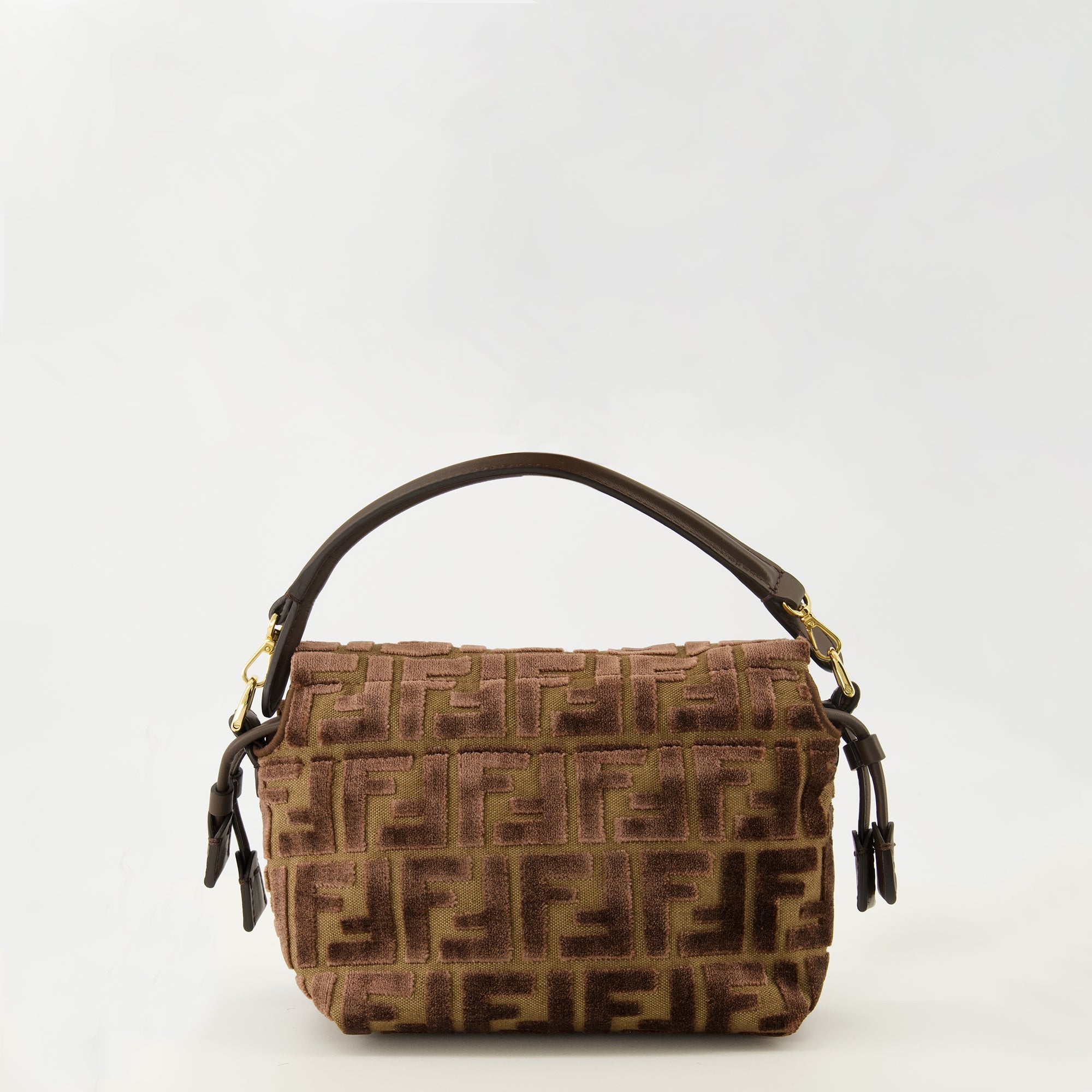 Fendi, La Mamma Baguette, velvet bag, luxury accessories, designer handbag