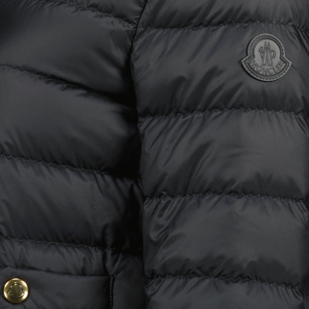 Image d'une doudoune courte à fleurs de Moncler pour femmes - Saison Printemps-Été 2026 - Vue des détails du produit 2
