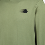 Imagen del sudadero con logo lavado de Moncler para hombres - Temporada Primavera-Verano 2025 - Detalle 1