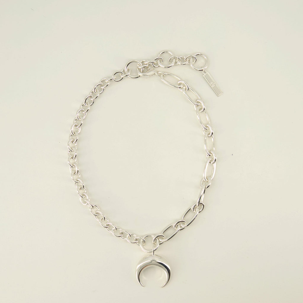 Moon Silver Necklace