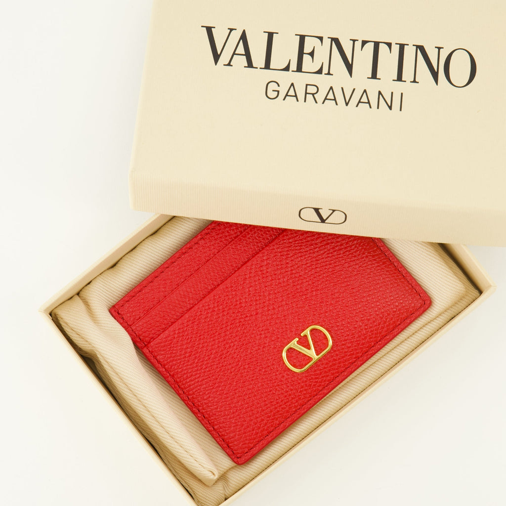 Imagem do porta-cartões Vlogo da Valentino Garavani para mulheres - Temporada Primavera-Verão 2026 - Detalhe 2