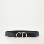 Reversible Belt, Grain Leather Belt, Dior Belt, Fashion Accessory, Fall-Winter Collection