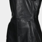 Image de la robe en cuir L-Ilith par Diesel pour femmes - Saison Printemps-Été 2025 - Détail 5