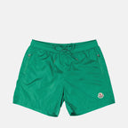 swim shorts, Moncler, logo swimwear, men's swimwear, summer shorts