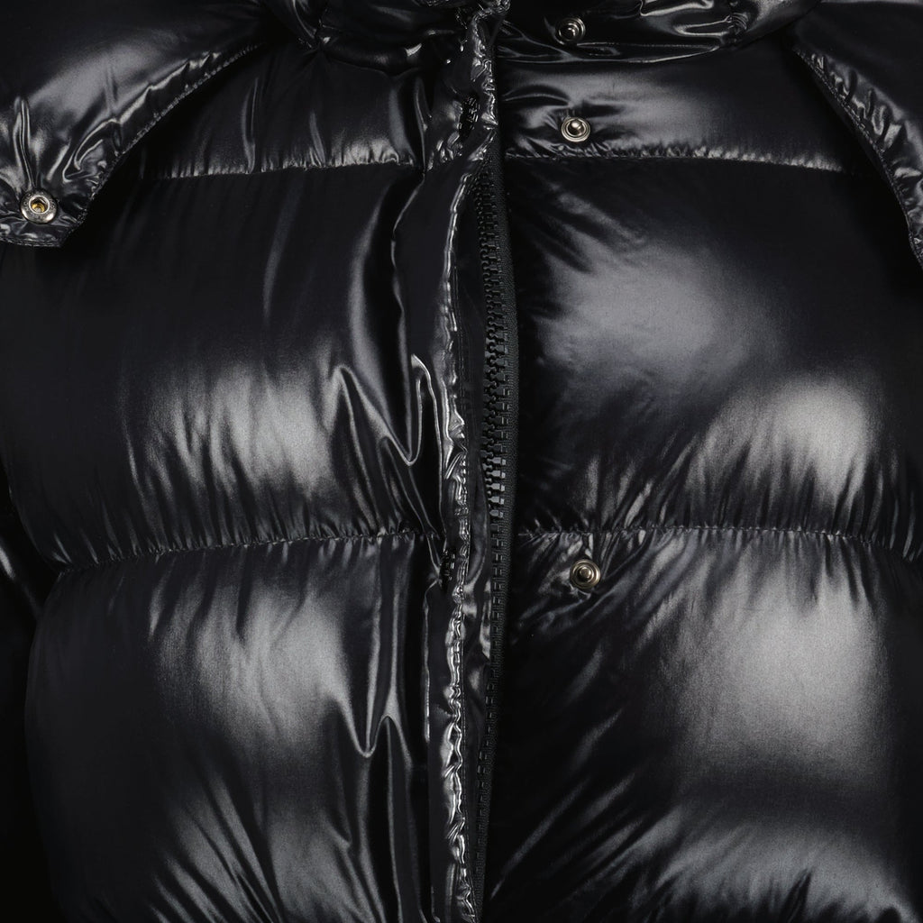 Moncler jacket, down jacket, Winter outerwear, Cavettaz black, luxury fashion