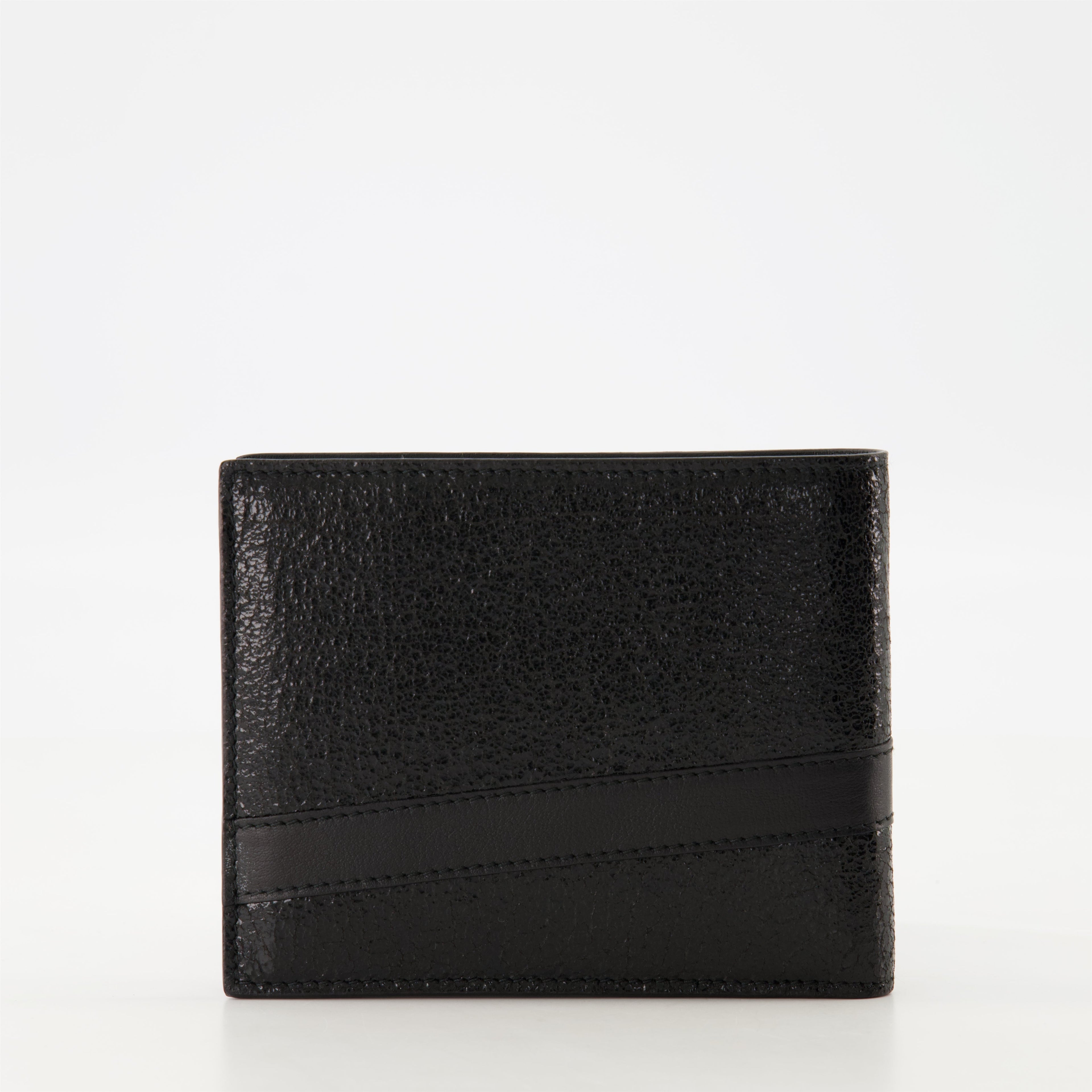 black wallet, textured leather wallet, designer wallet, men's accessories, sophisticated wallet