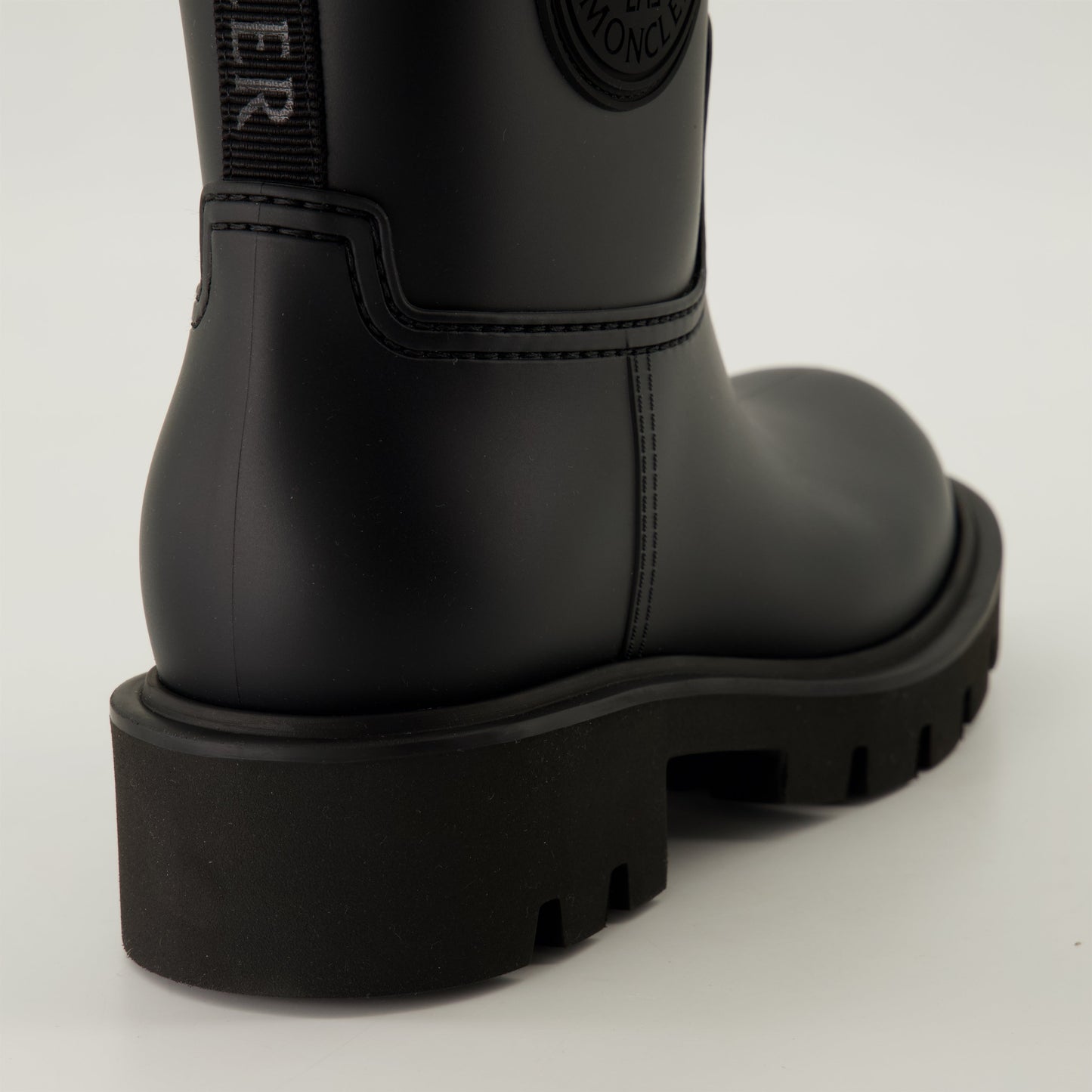 rain boots, Moncler, black boots, waterproof footwear, autumn-winter collection