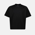 Image of Black T-shirt by Sacai for Men - Season Spring-Summer 2025 - Front View