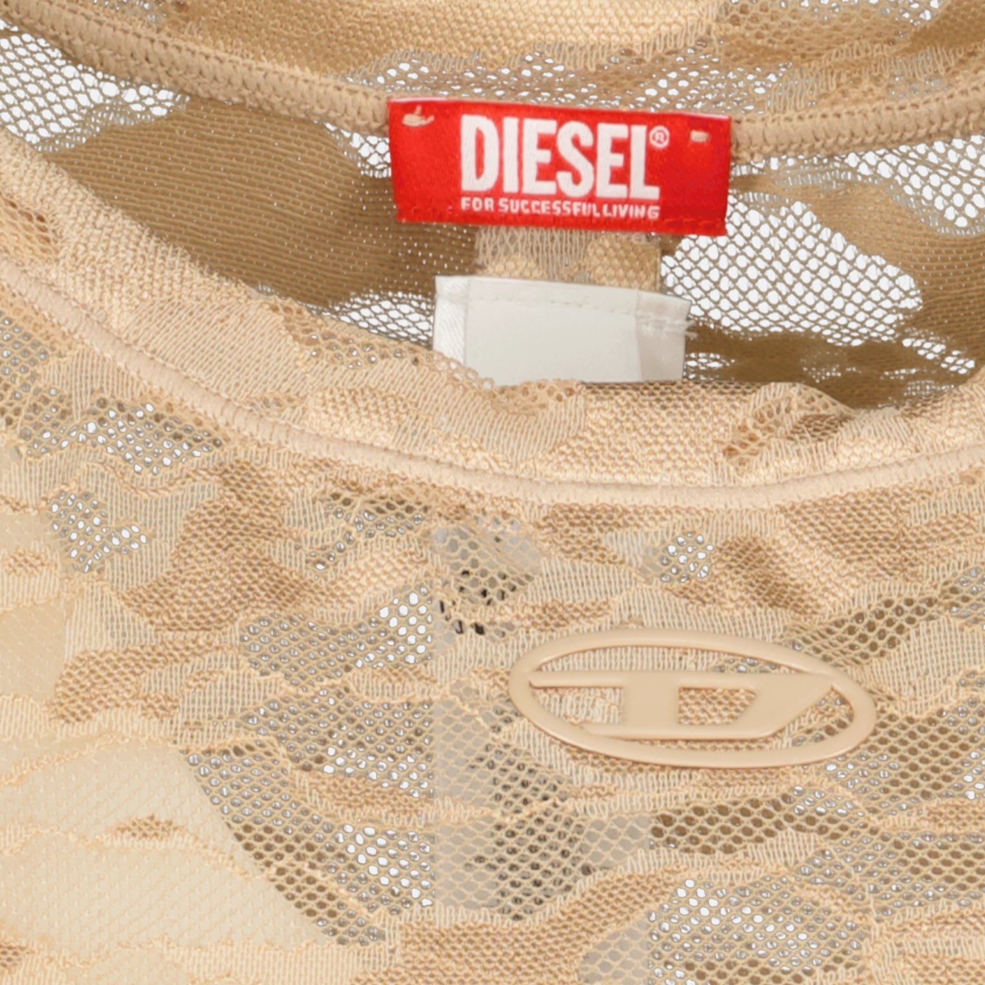 Image of Kasia-Ult Lace T-Shirt by Diesel for Women - Season Spring-Summer 2026 - Product detail view 3