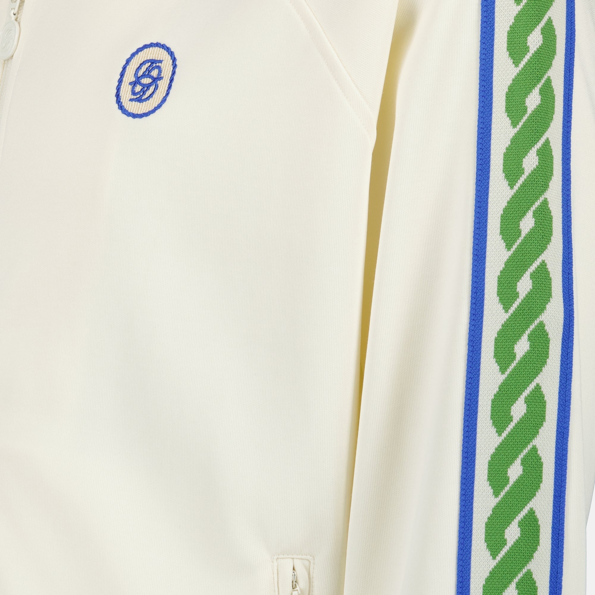 Woven Track Jacket, Drôle De Monsieur, White Sweatshirt, Men’s Sportswear, Spring-Summer Fashion