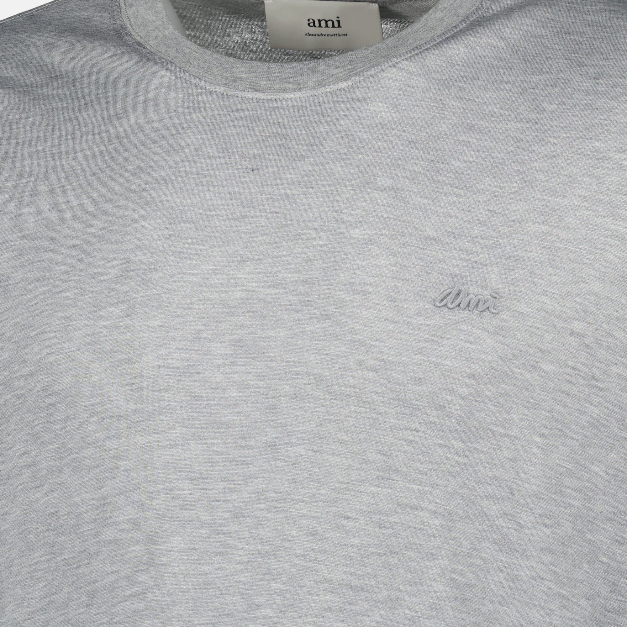 brode t shirt gris ami paris women 15434612048252