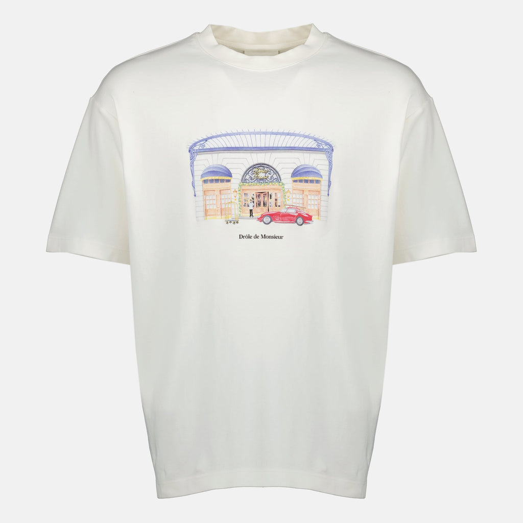 Drôle Palace T-shirt, Drôle De Monsieur, cotton T-shirt, graphic tee, contemporary fashion